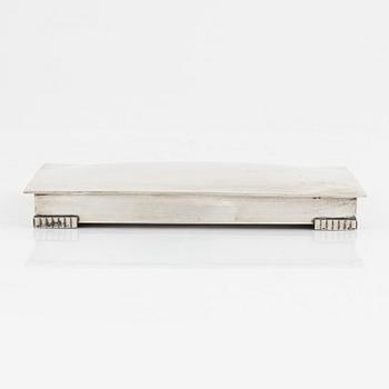 A silver cigarette case, TESI, Gothenburg, 1952.