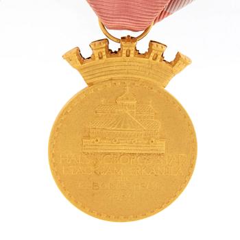 Medal, 18k gold, 1959.