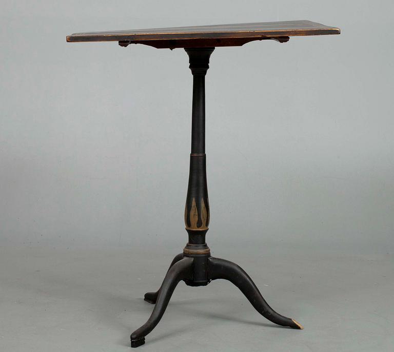 FÄLLBORD, målat trä, 1700-tal.