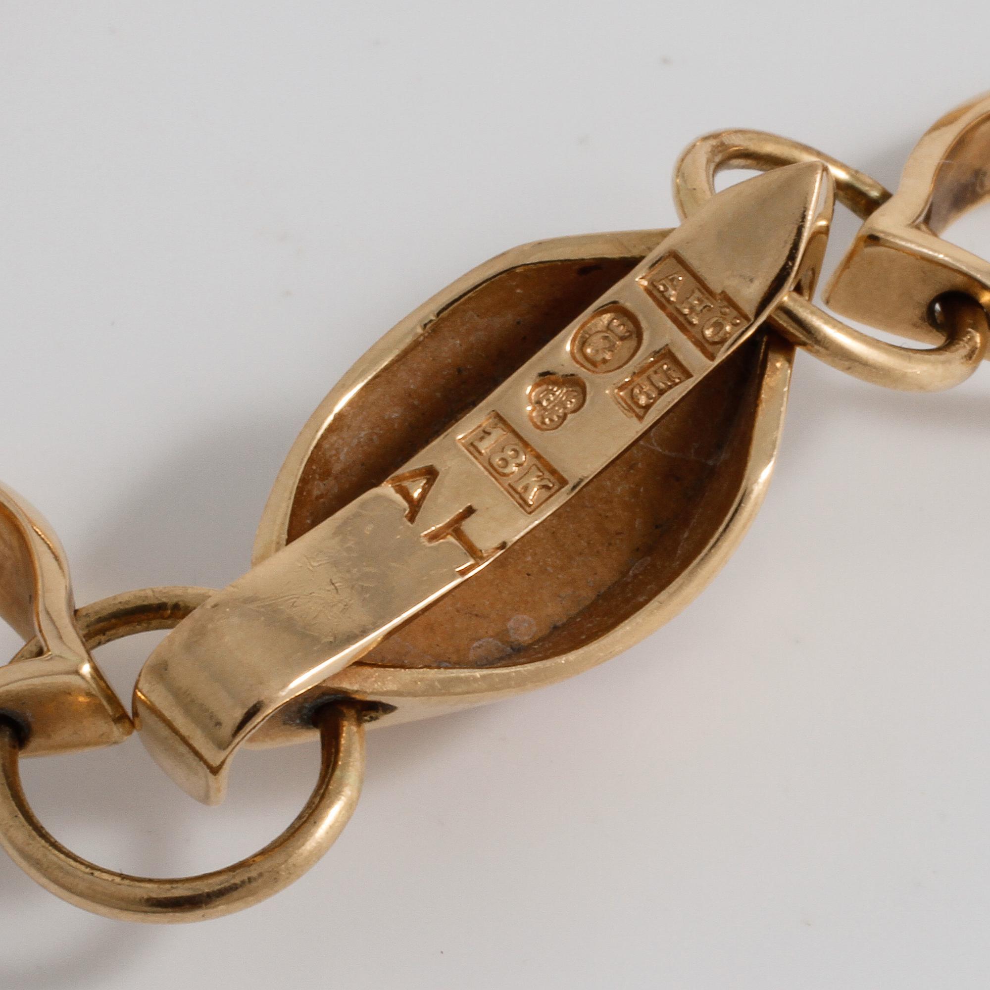 ANDERS HÖGBERG, Göteborg, 1963, a cabochon cut citrine brqacelet.