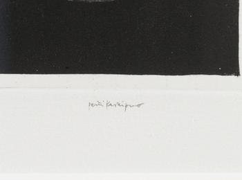 PENTTI KASKIPURO, etching, signed, numbered 6/30.
