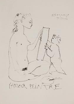 PABLO PICASSO, after, "Le Soleil Ebloui", Geneviève Laporte, Plon, Paris, 1974.