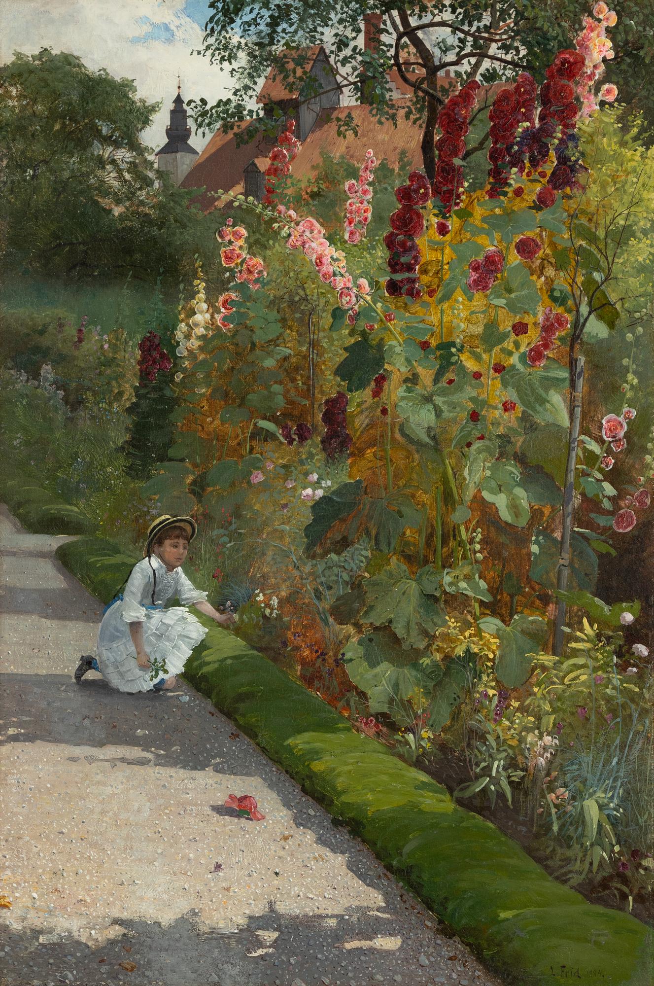 Ludvig Frid, DBW.s Botaniska trädgård, Visby.