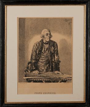 LITOGRAFIER, 6 st, Verlag von R. Wagner, Berlin, 
Eduard Kretzschmar, 1800-talets slut.
