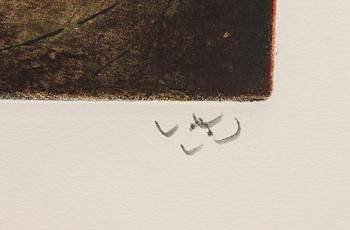ROBERTO MATTA, etsning/akvatint, 10 st, "Hom'mere", signerade och numrerade 49/100. 1975.