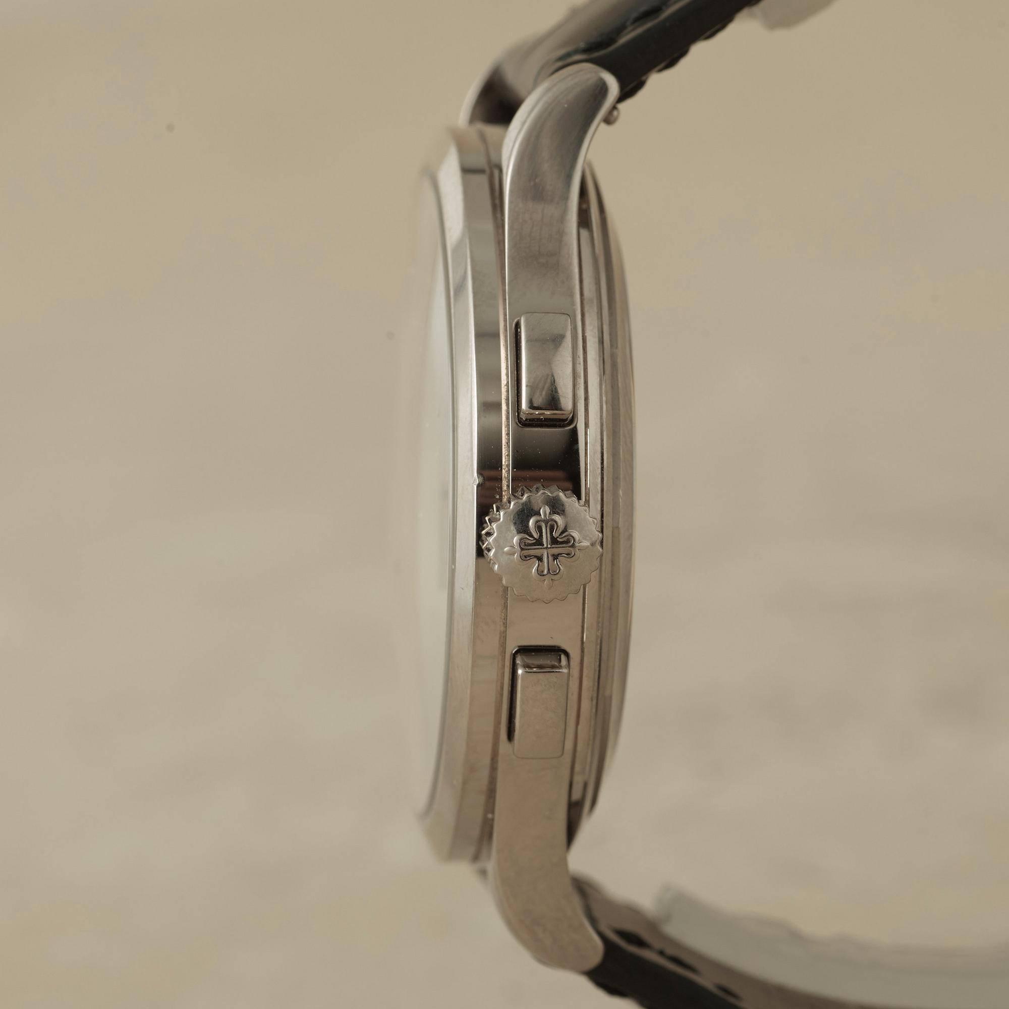 PATEK PHILIPPE, Geneve, chronograph, "Gradue pour 15 pulsations", wristwatch, 39,4 mm,