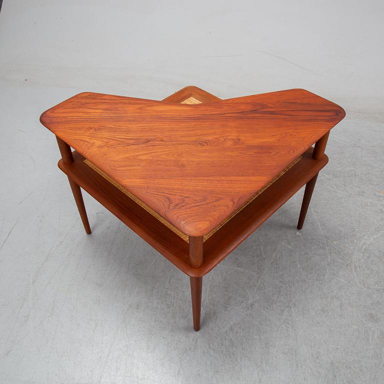 Peter Hvidt & Orla Molgaard Nielsen, a 'Minerva' teak table, France & Son.