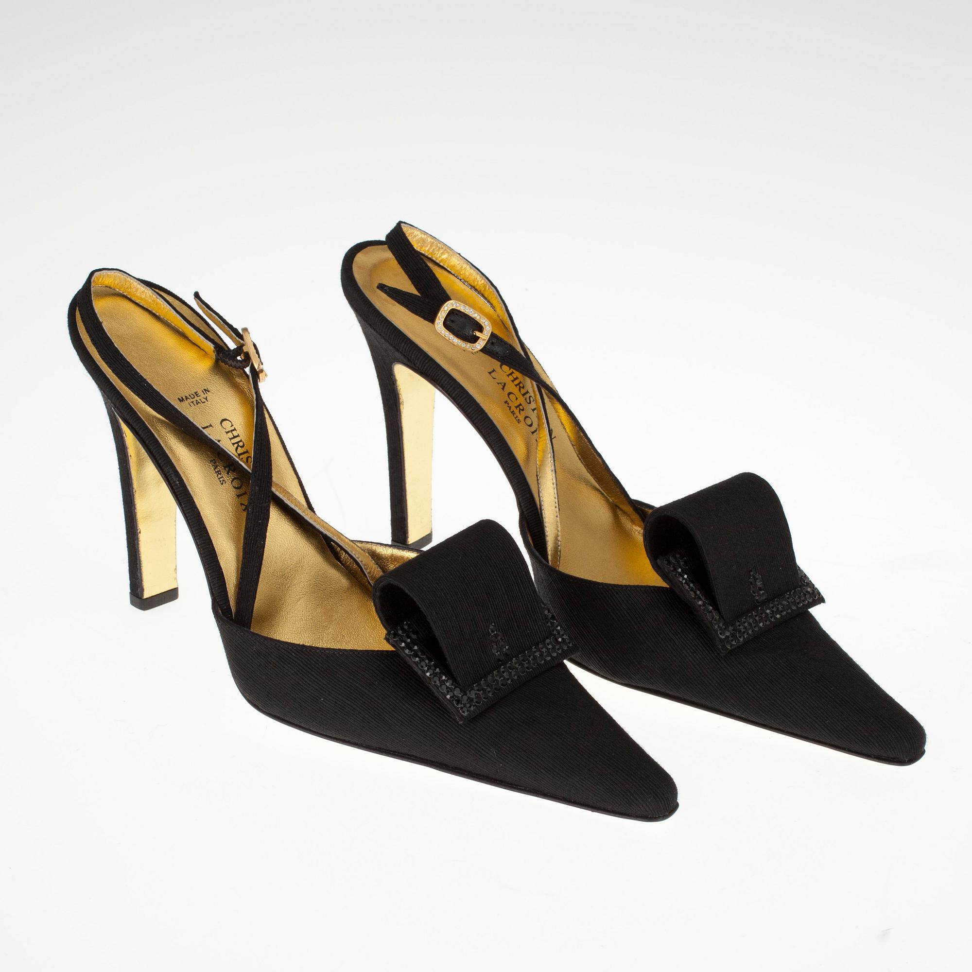 SKOR, slingbacks, Christian LaCroix.