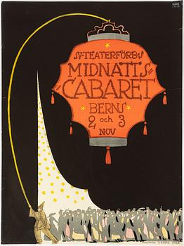 Wilhelm Kåge, 'Midnattscabaret Berns'.