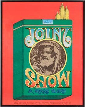UTSTÄLLNINGSAFFISCH, "Joint Show", komponerad av Rick Griffin, 1967.