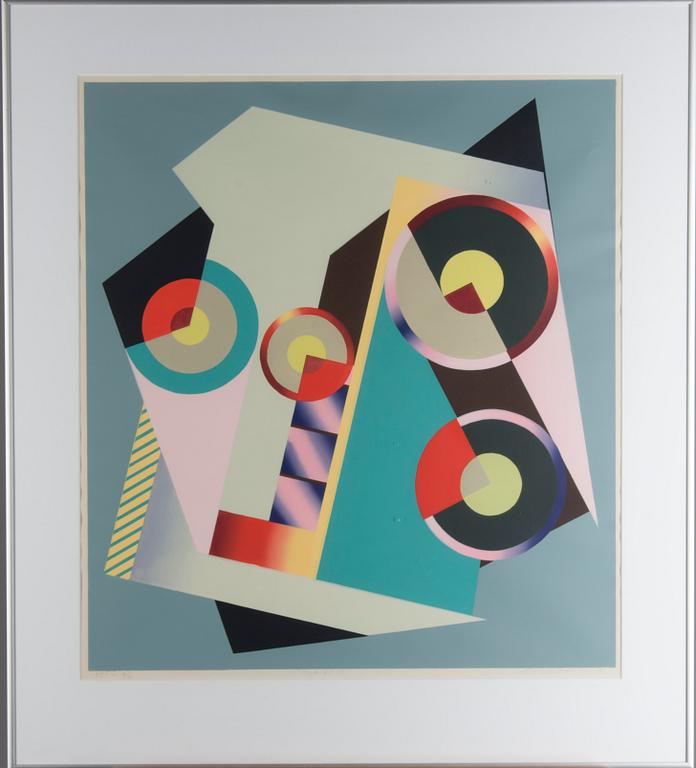 ANTTI UKKONEN, serigrafi, signerad, daterad -81 och numrerad 6/12. Konstnärens avdrag.