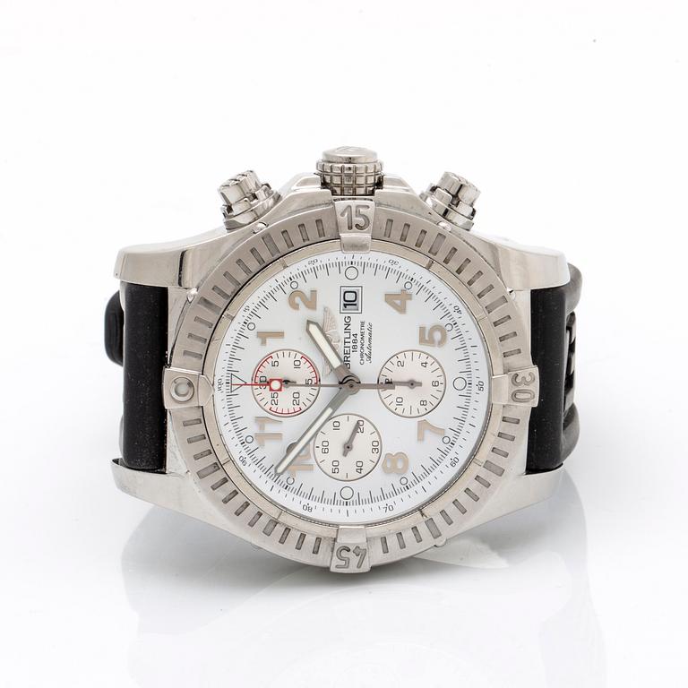 Breitling Super Avanger, Chronometer, chronograph, wristwatch, 44,8 mm.