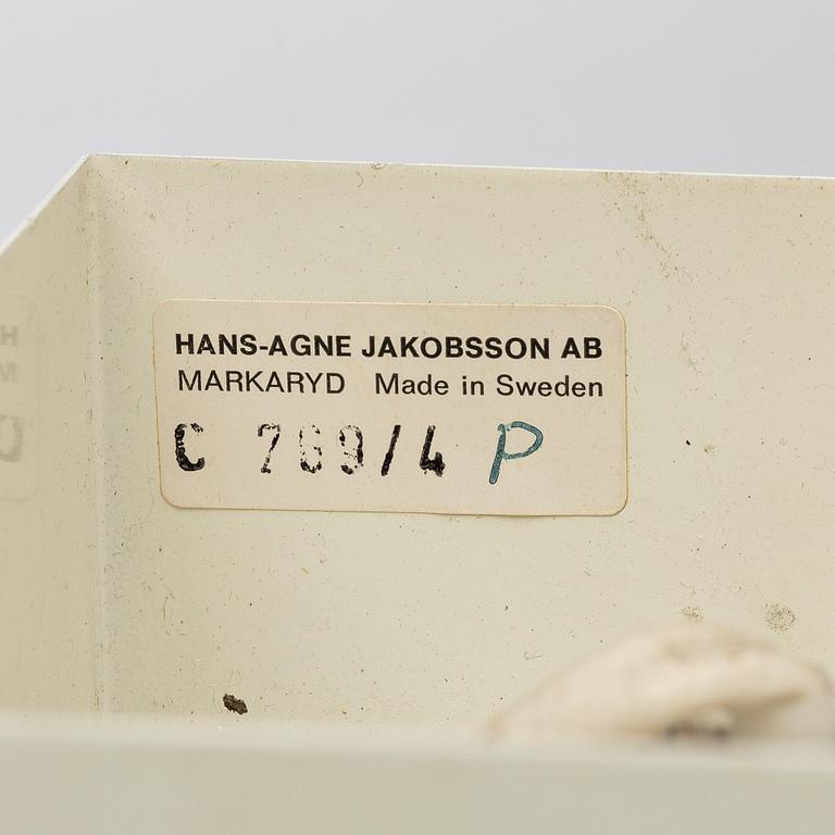 Hans-Agne Jakobsson, a "Selectra" ceiling lamp model "C 769/4", Hans-Agne Jakobsson AB, Markaryd, 1960s-70s.