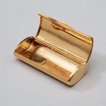 W A BOLIN, Stockholm 1920, dosa/cigarettetui 18K guld.