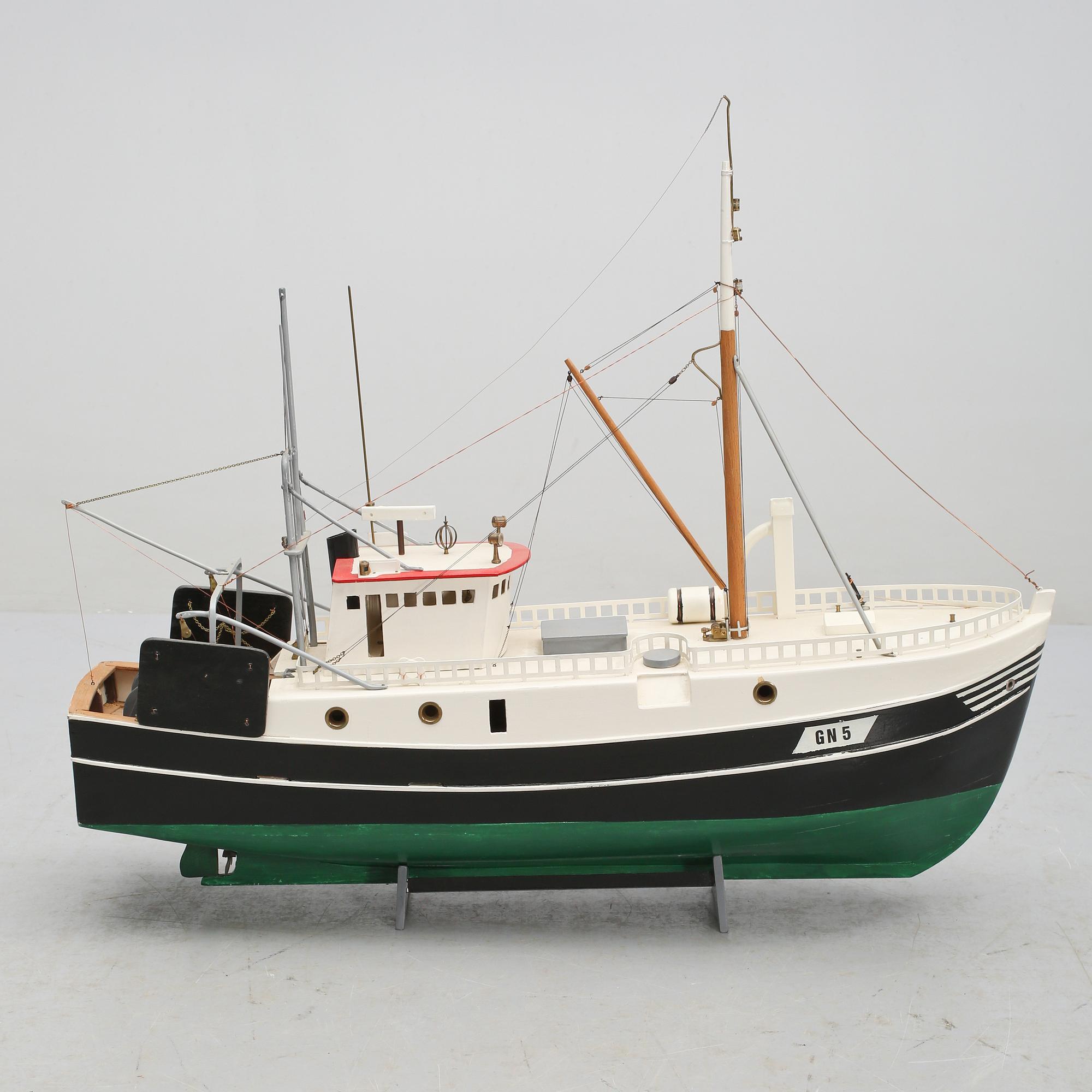 MODELLBÅT, 1900-talets andra hälft.