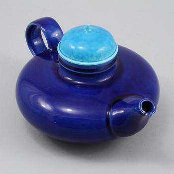 TEKANNA, porslin, "Pop", Inger Persson, Rörstrand, 1900-talets andra hälft.