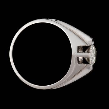 RING, briljantslipad diamant, ca 1 ct. Kvalitet ca I/VS.