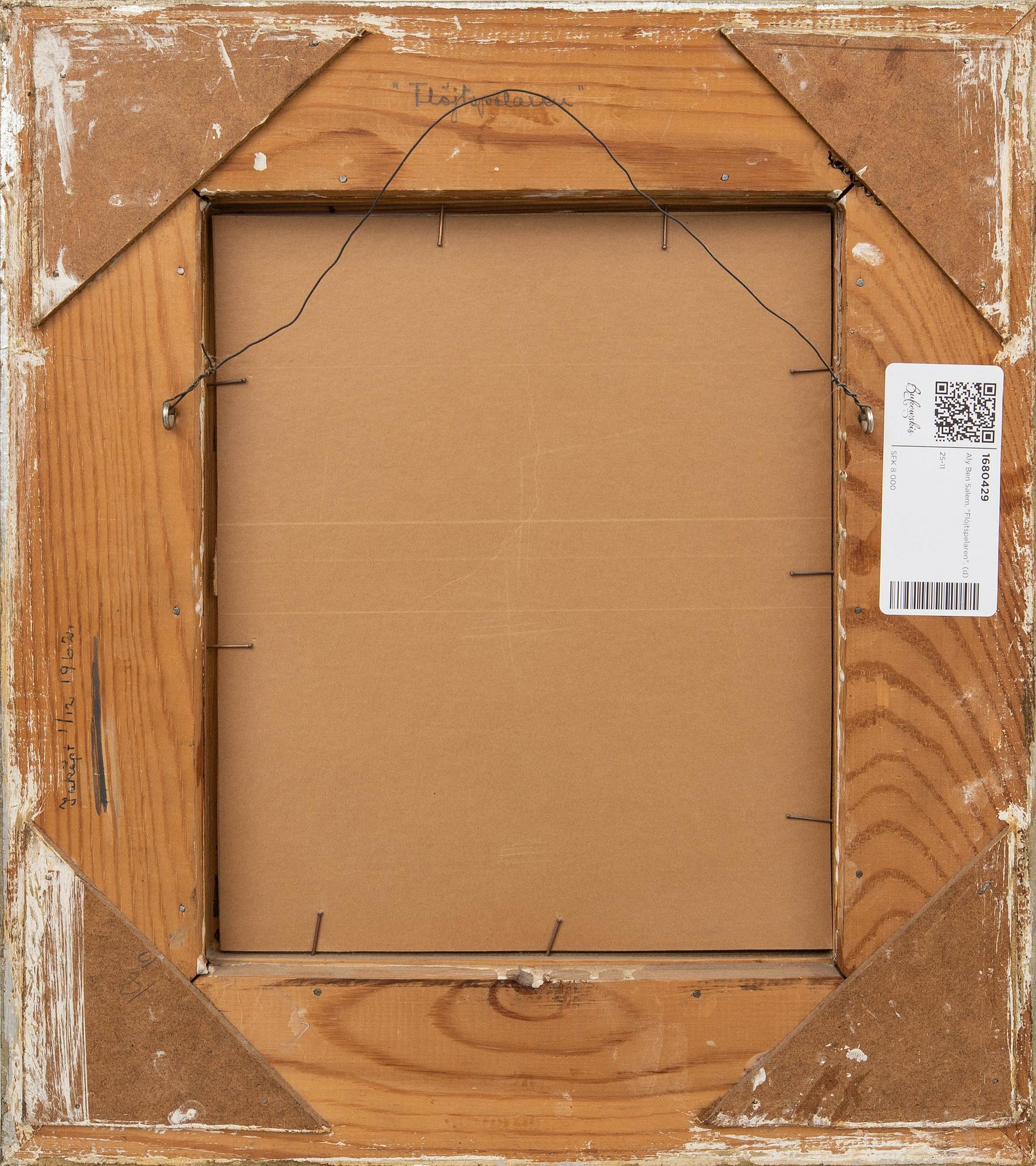 Aly Ben Salem, 'Flöjtspelaren (Flute Player)'.