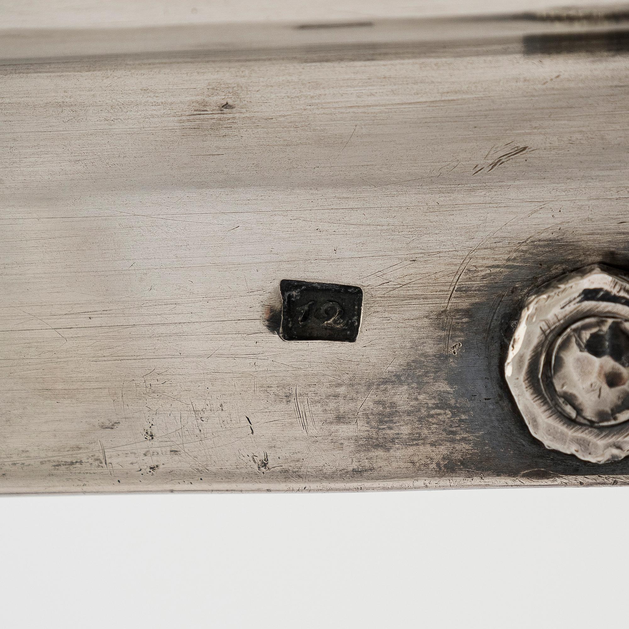 Wojciech Jastrzębski, bricka, silver 12L, Vilnius, Litauen 1794 –1822.