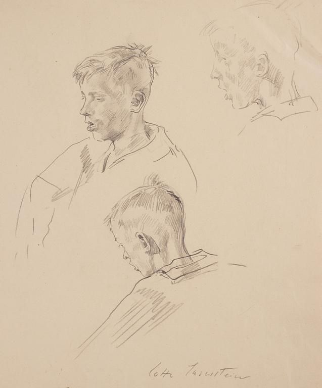 Lotte Laserstein, Four studies of a boy.