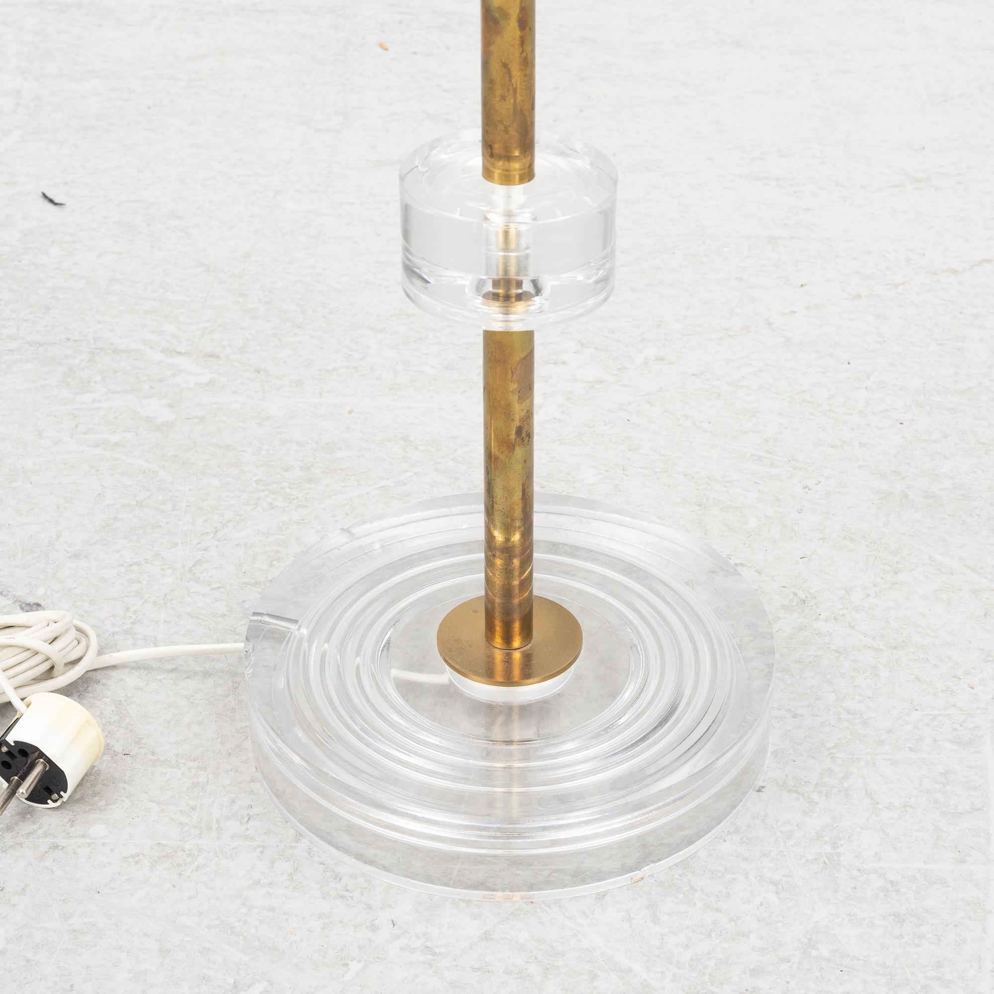 Carl Fagerlund, golvlampa, Orrefors 1960-tal.