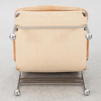 Bruno Mathsson, a pair of "Karin" armchairs, Dux, Sweden, late 20th century.