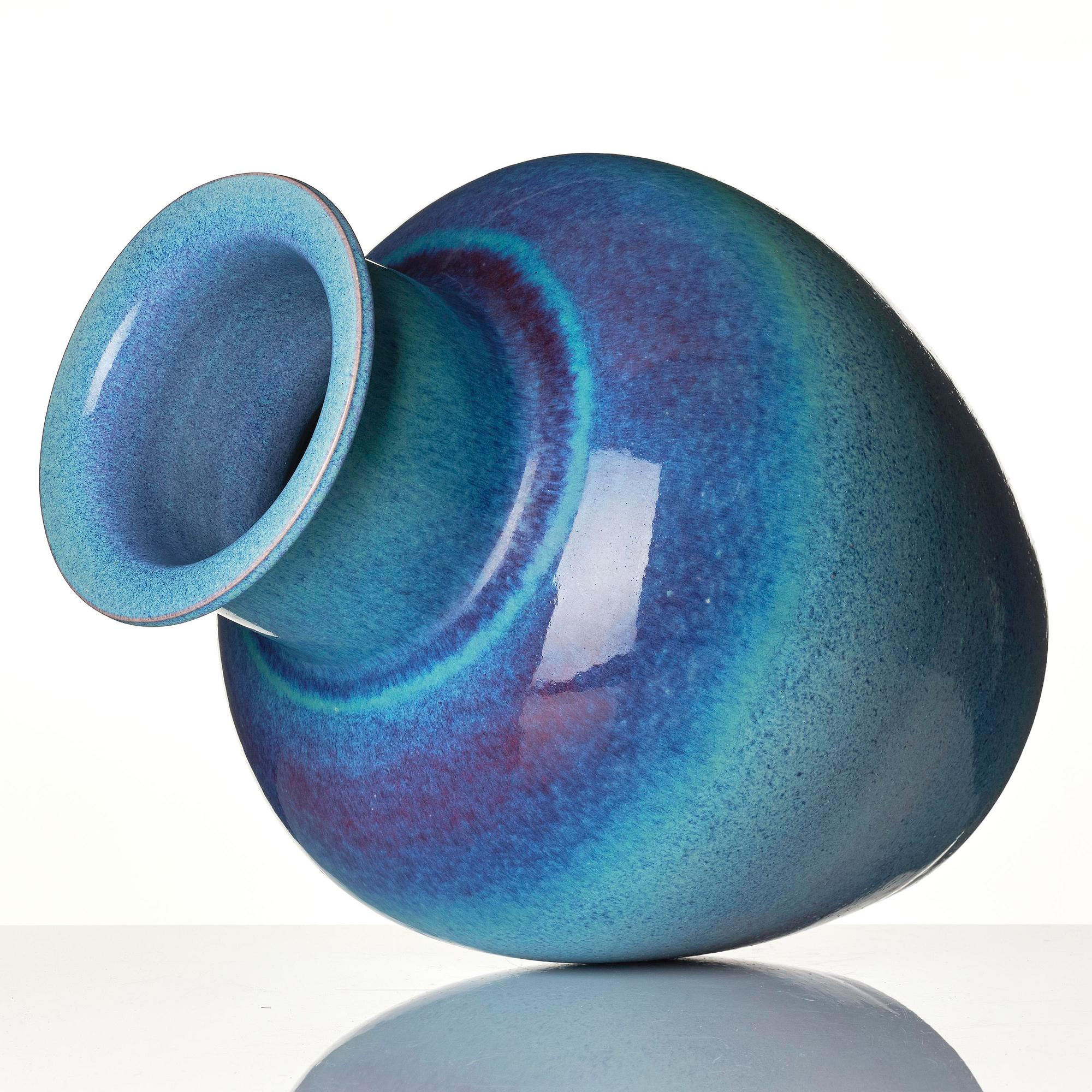 Sven Wejsfelt, a stoneware floor vase, Gustavsberg Studio 1983.
