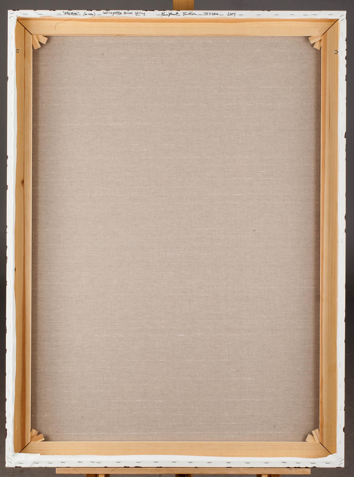 MARIA MANUELA VINTILESCU, vinyl på duk, signerad och daterad 2009 a tergo.