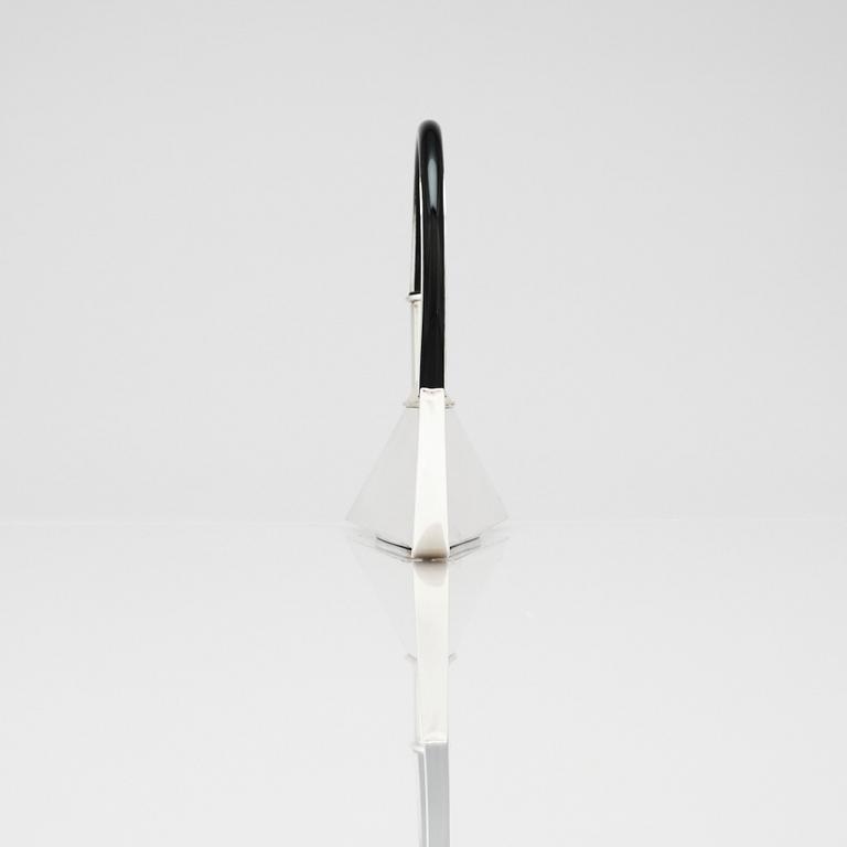 Karlheinz Sauer, kanna, egen studio, Kalmar 2016, sterling silver.