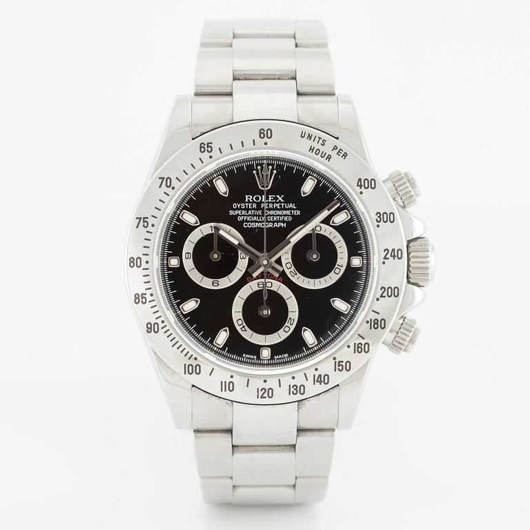Rolex, Cosmograph, Daytona, wristwatch, chronograph, 40 mm.