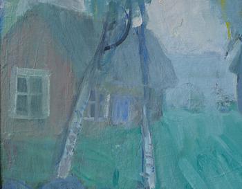Ragnar Person, Landscape with House.