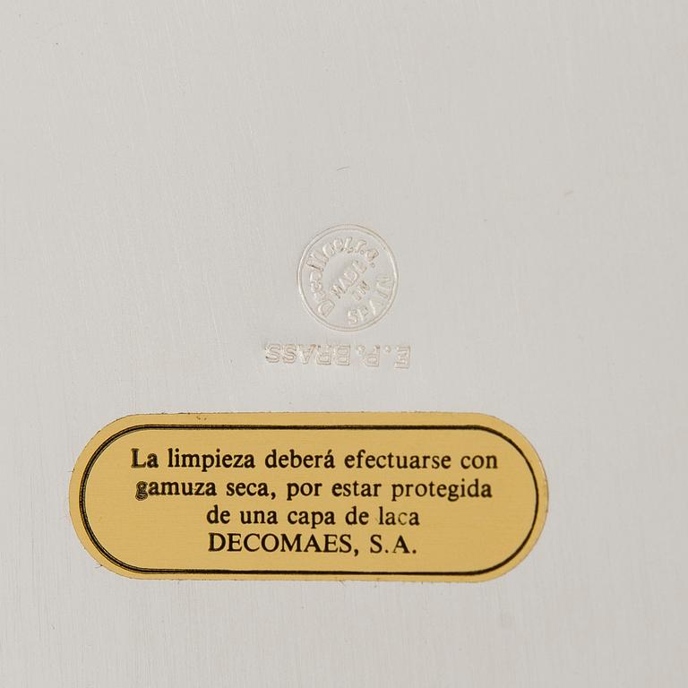 ISBEHÅLLARE, försilvrad mässing, Spanien 1900-talets slut.