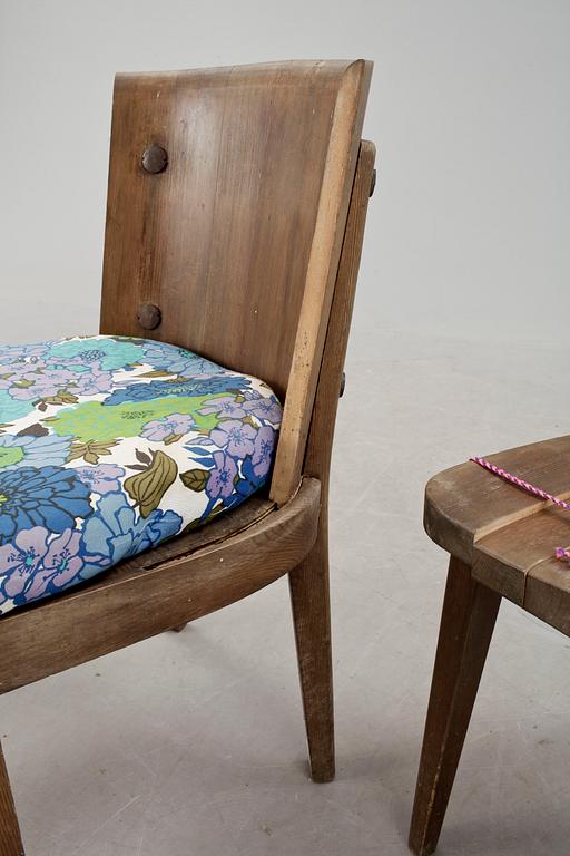 KARMSTOL samt STOL,"Lovö" respektive "Utö" Axel Einar Hjorth, Nordiska Kompaniet 1930-tal.