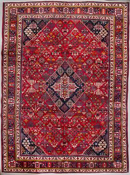 A Meymeh rug, signed, 426 x 310 cm.