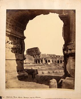 Photographs 6 boxes Forum Romanum, Rome around 1900.