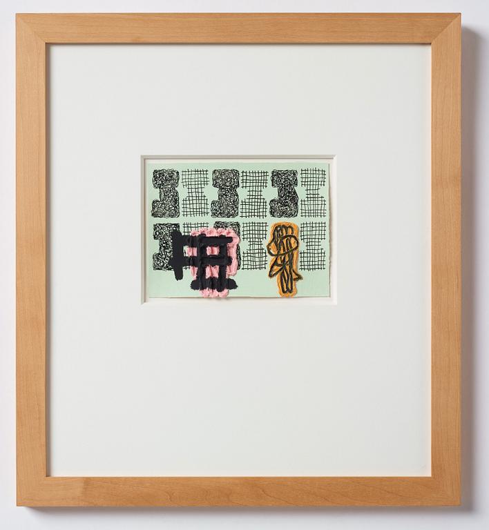 Jonathan Lasker, "SAP GREEN/WHITE".