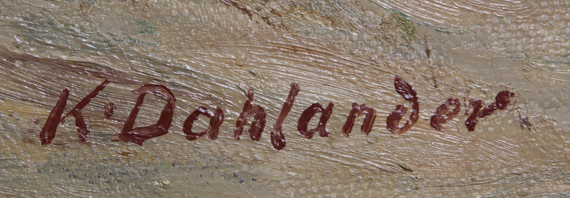 KNUT DAHLANDER, olja på duk, sign.