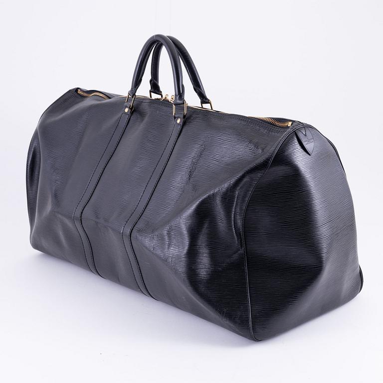 Louis Vuitton, an Epi 'Keepall 60' weekendbag.