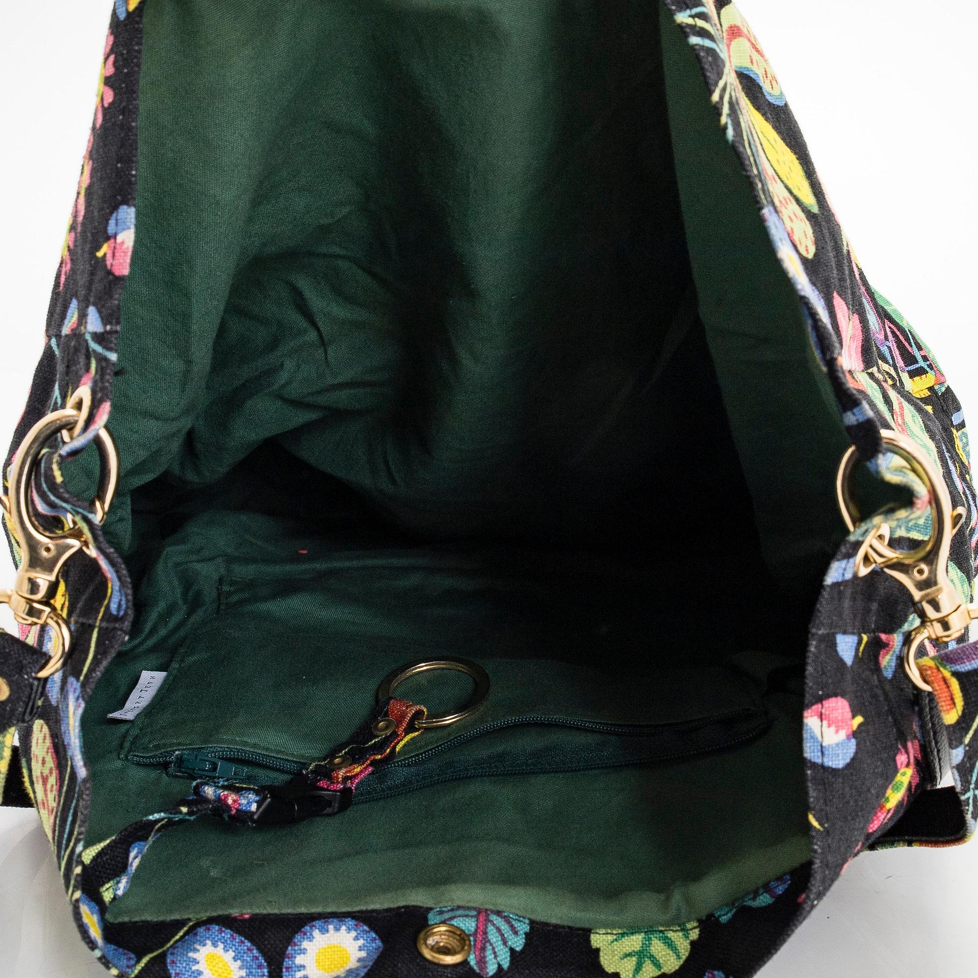 Josef Frank, Firma Svenskt Tenn, väska samt plånbok.