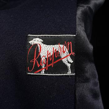 FLYGUNIFORMSJACKA, BYXA OCH FLYGUNIFORMSROCKAR, totalt 8 delar. Flygvapnet, en daterad F3 1952.