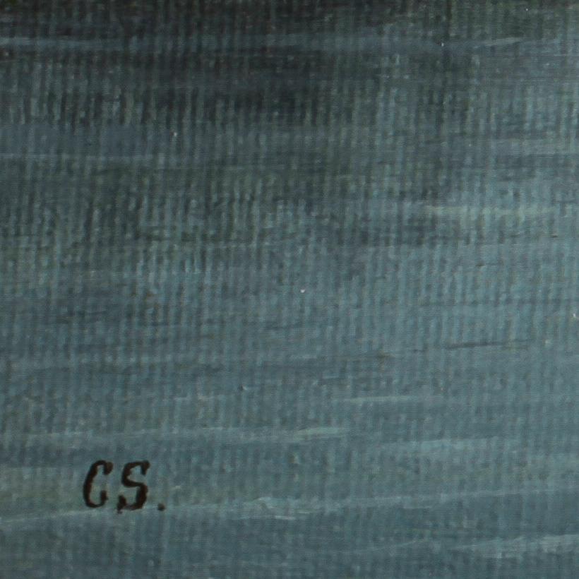 CARL CONRAD STILLING, ett par, olja på duk, monogramsignerade, tidigt 1900-tal.