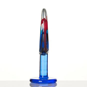 Oiva Toikka, a "Lollipop" glass sculpture, Nuutajärvi, Notsjö, Finland, 2004, ed 63/200.
