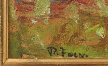 RAGNAR FALK, olja på duk, sign.