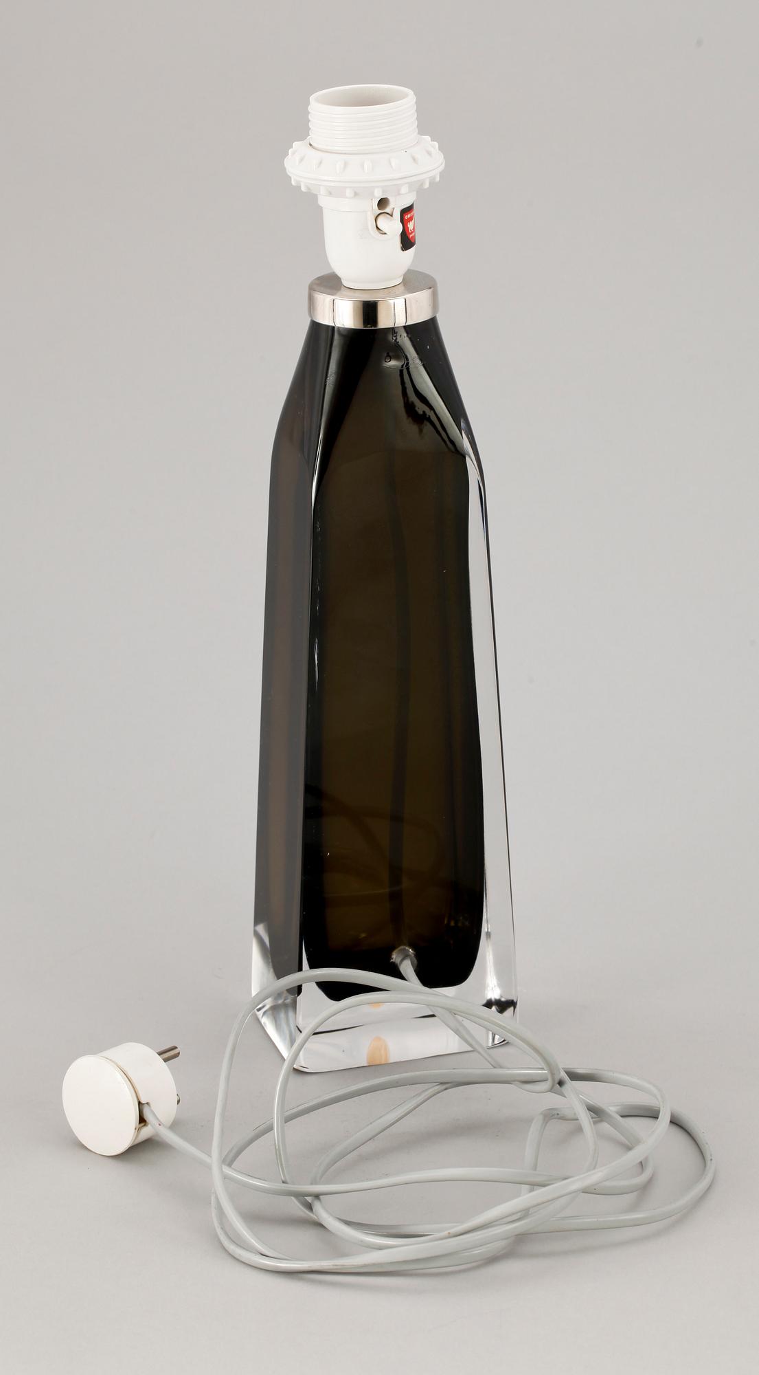 BORDSLAMPA, glas, Carl Fagerlund,  Orrefors.