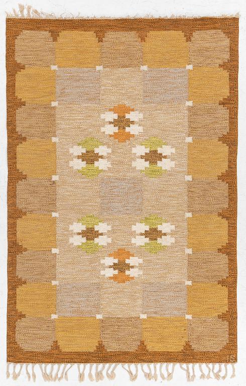 Ingegerd Silow, Rölakan rug signed IS, approx. 206 x 136 cm.