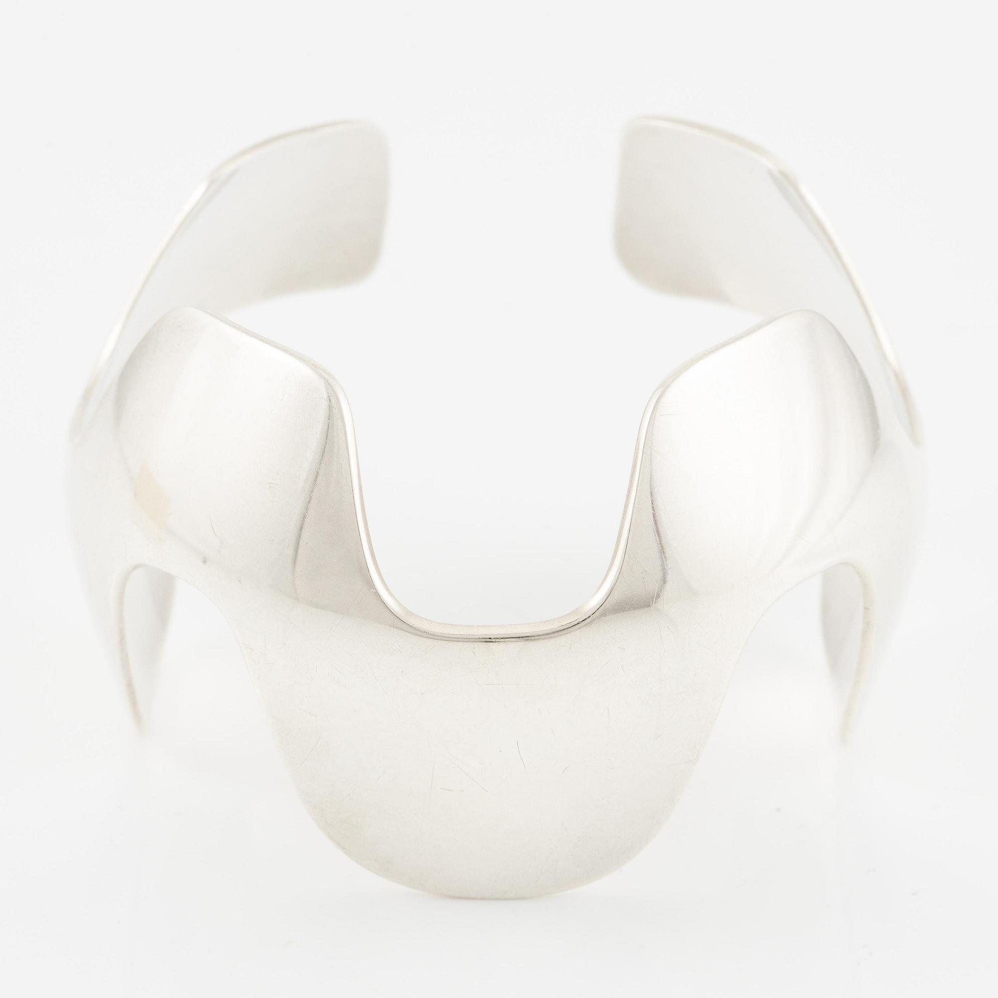 Inga-Britt "Ibe" Dahlquist, armband, sterlingsilver, för Georg Jensen, Danmark post 1945.