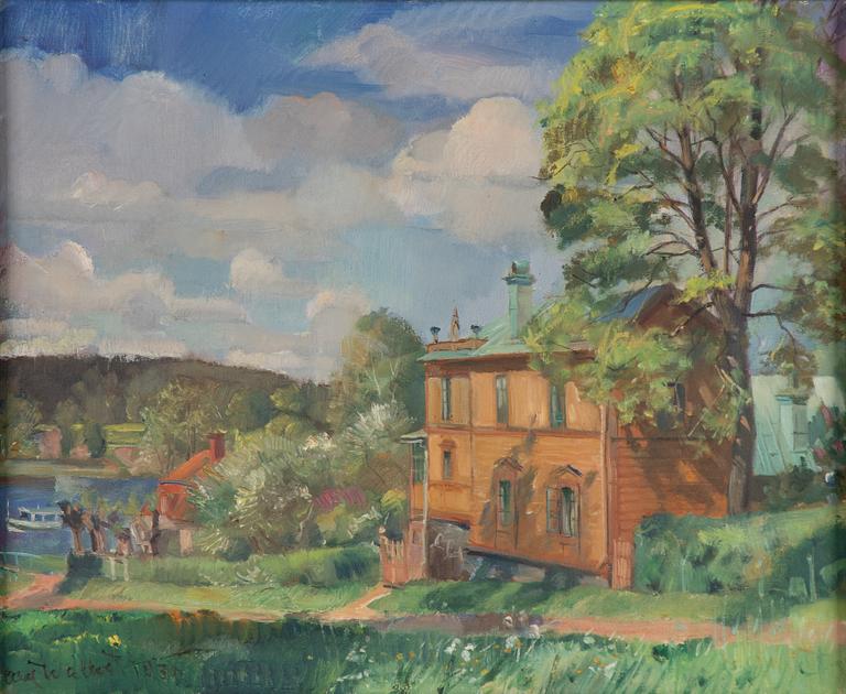 Axel Wallert, Villa by the canal.