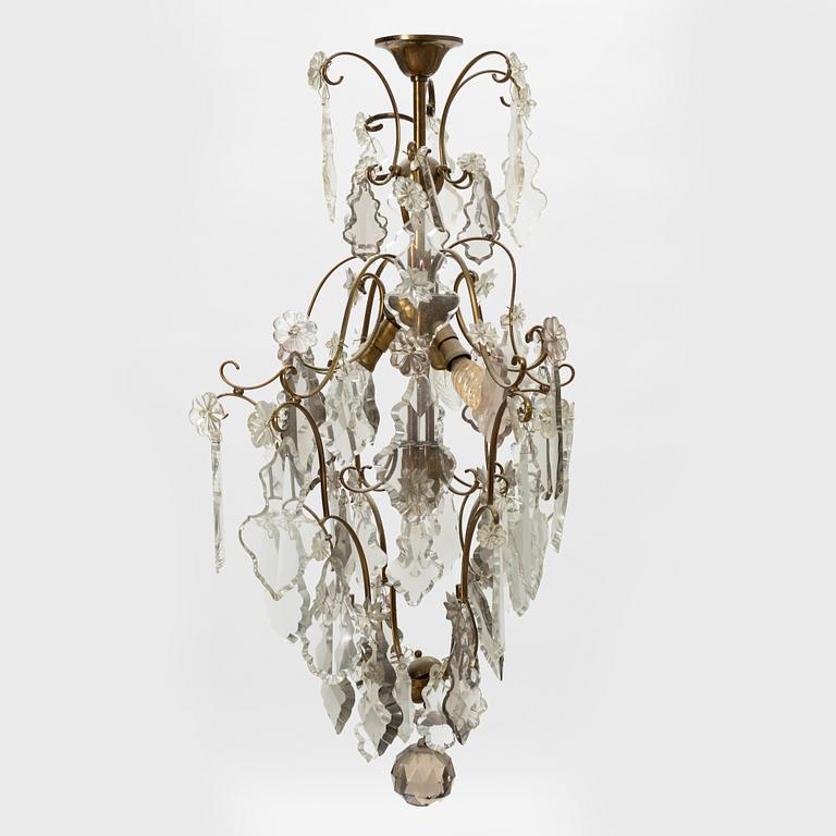 A Baroque style chandelier, 20th Century.