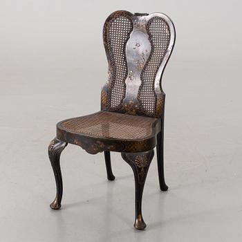 A ROCOCO STYLE CHAIR FROM CA 1900.