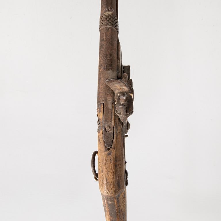 Kabylgevär, flintlås, Nordafrika 1700- / 1800-tal.
